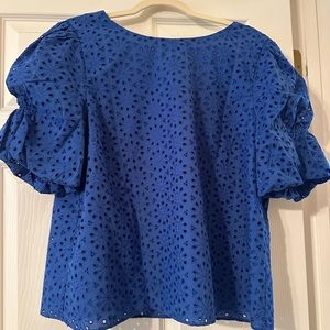 Lilly Pulitzer eyelet blouse XL